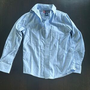 Chaps Light Blue Button Down Shirt for Kids
